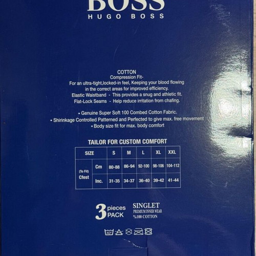 Boss Original Men’s Tank Top New, White