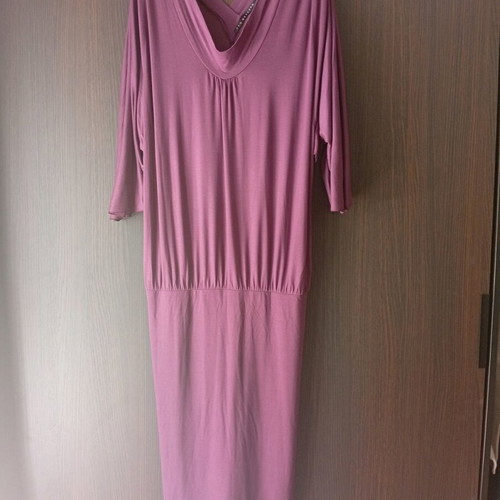Women's dress purple like new, size L, viscose