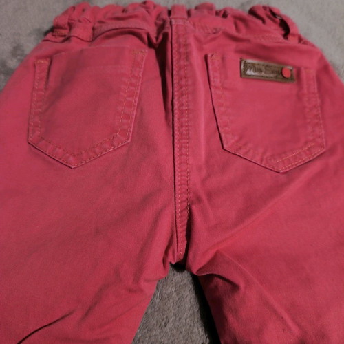 Energiers red fabric pants for girl 3 years like new, 98 cm