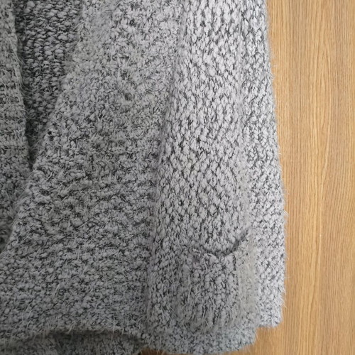 Jennyfer cardigan like new, medium size, white and grey
