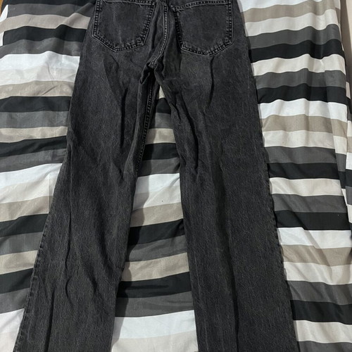 Pull & Bear wide leg jeans size 32, black