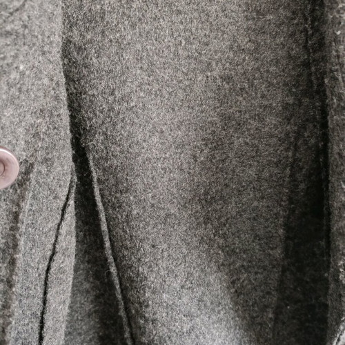 Italian outerwear used, gray jacket with collar and buttons size M