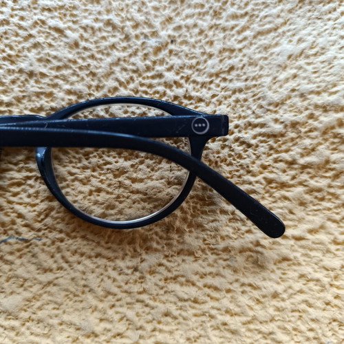 Reading Glasses +3.00 used, metal, black, 60mm distance
