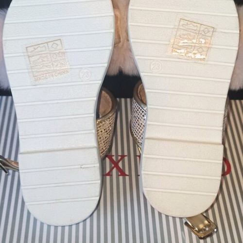 Mix Mind sandals like new with fur size 23