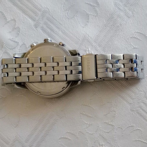 Esprit men's watch like new, analog, stainless steel