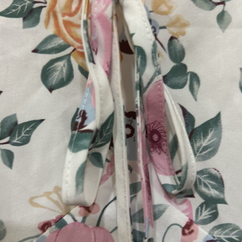 Maxi dress 5XL floral pastel, new