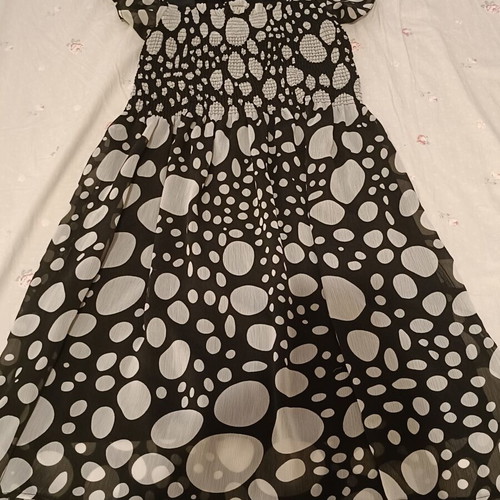 Anel mini dress with polka dots, like new, size L