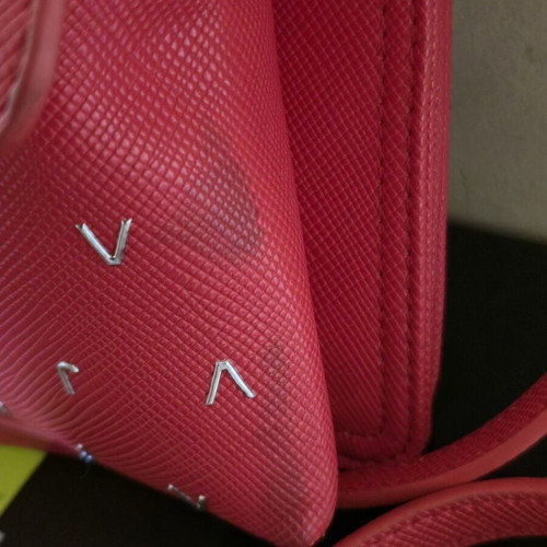 Versace Jeans crossbody bag used, coral color