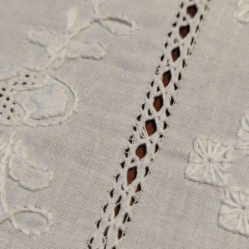 Handmade tablecloth like new 165x300