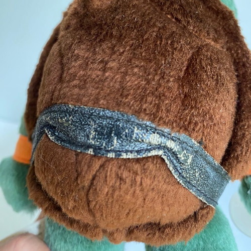 Teenage Mutant Ninja Turtles Michelangelo plush toy 1989 used