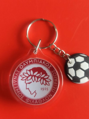 Olympiakos Round Keychain No19 New
