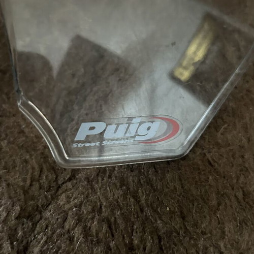 Puig Custom 2 Universal Motorcycle Windshield, clear