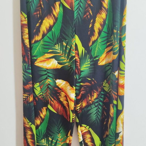 Pantelona new, airy summer pants with bell-style hem
