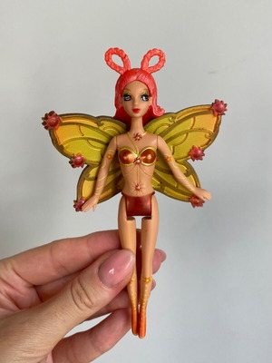 Mattel Barbie Fairytopia Magic of the Rainbow "Sunburst" mini doll used