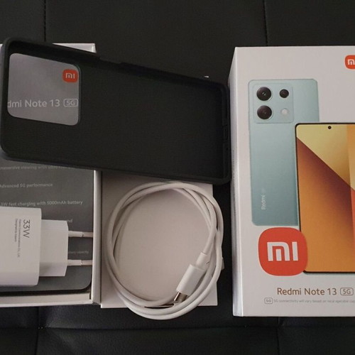 Redmi Note 13 5G like new, black, 128GB, Android, dual SIM
