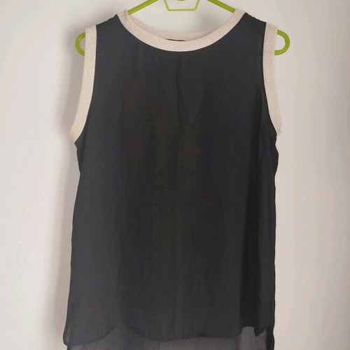 Transparent asymmetrical blouse like new
