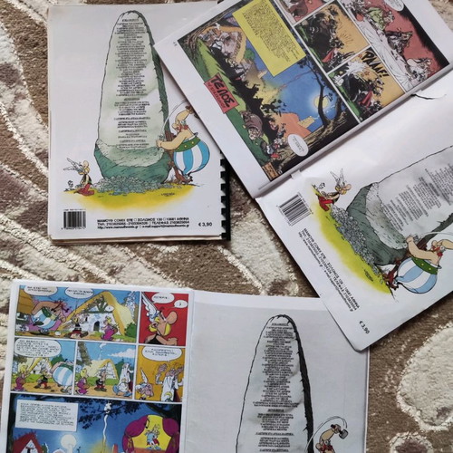 Asterix used 3 issues Mammothcomix 8, 9, 15