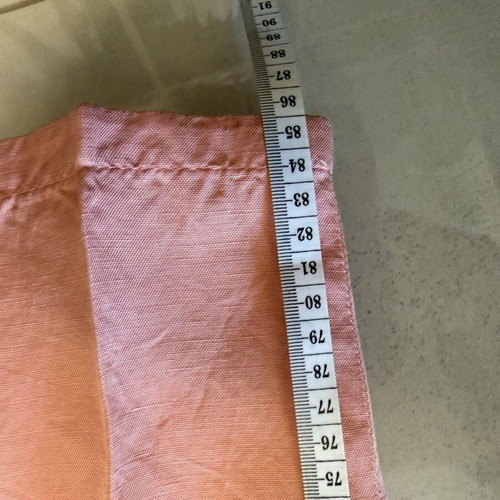 Massimo Dutti linen pants, pink, ankle length, XS