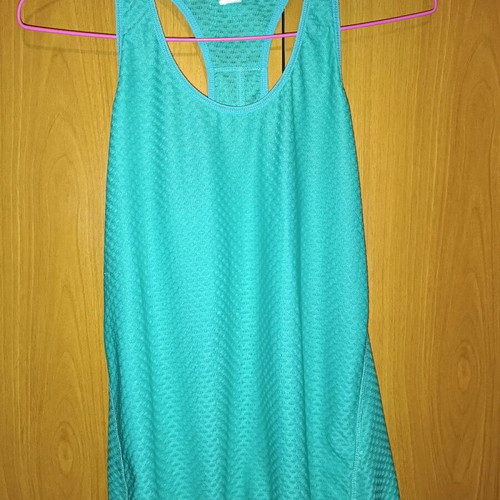 H&M sports tank top like new, turquoise, size S