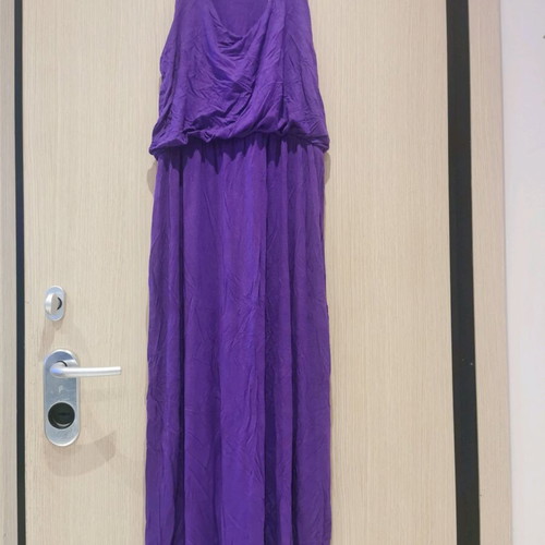 Long dress M/L like new, purple