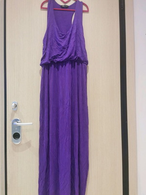 Long dress M/L like new, purple