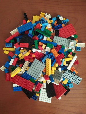 Lego bricks original, like new, 450 pieces, various colors