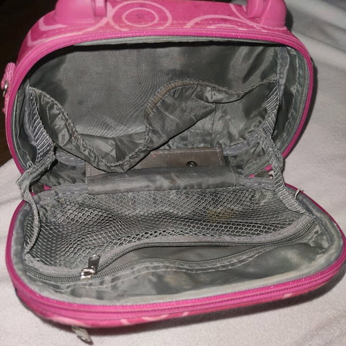 Aesthetic bag like new, fuchsia with inner pockets