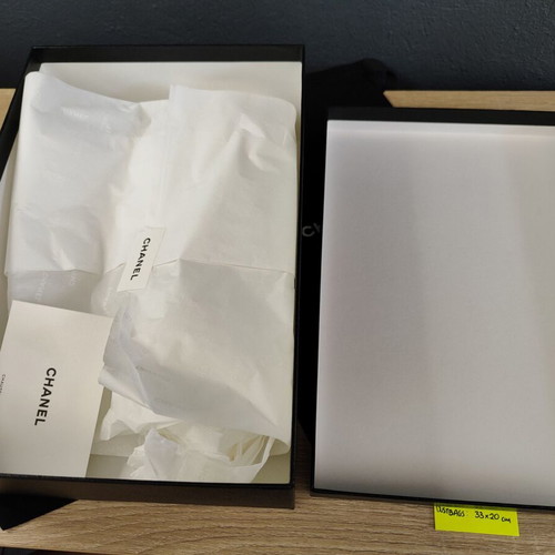Chanel dustbags and empty shoebox used, protective storage cases
