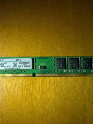 Kingston 2GB DDR3 RAM used, low profile, 1333MHz desktop memory