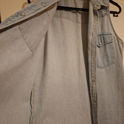 Denim women's vest Pull & Bear like new, size S