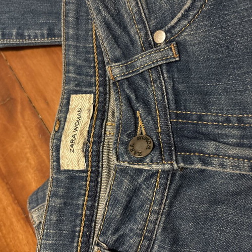 Zara Woman Blue Jeans Medium Bootcut like new