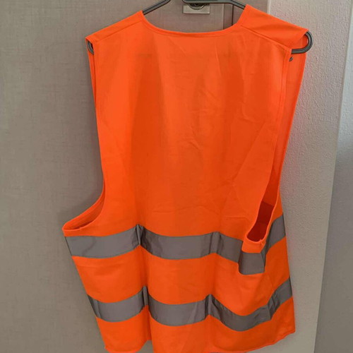 Reflective Safety Vest Orange Universal Size Like New