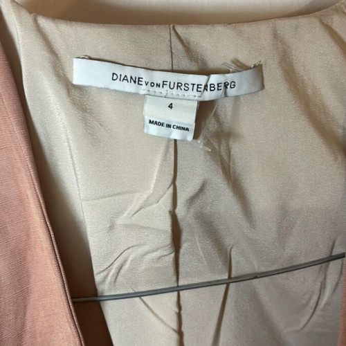 Diane von Furstenberg jacket like new, powder pink
