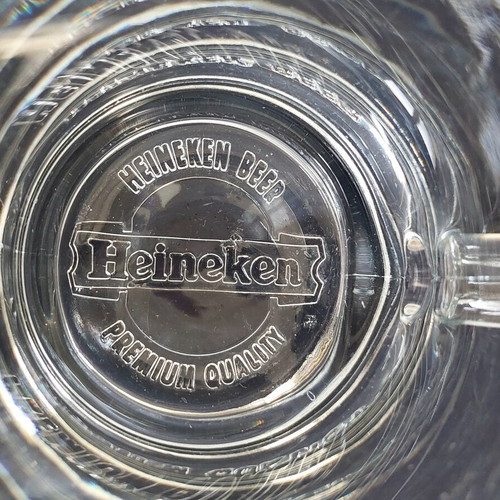 Heineken large beer glass stein 500ml, collectible