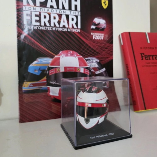 Kimi Räikkönen Ferrari helmet collection issue no2, like new