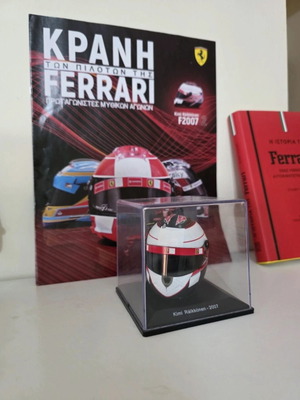 Kimi Räikkönen Ferrari helmet collection issue no2, like new