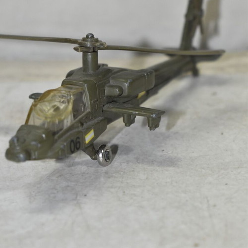 ERTL AH-64 Apache Diecast Military Helicopter Model used