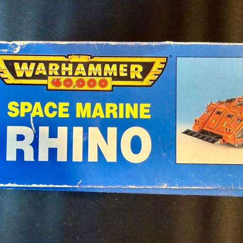 Warhammer 40,000 Space Marine Rhino used model 1990s