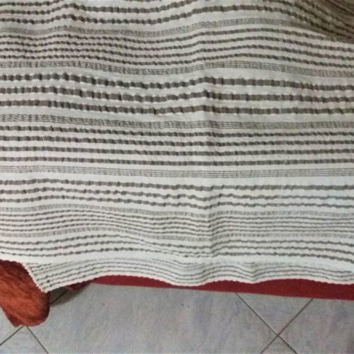 Handwoven tablecloth new with tassels, size 1.50x2.20 m