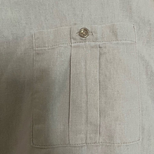 Zara beige shirt like new with gold buttons