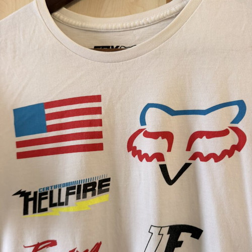 Fox Women T-shirt size M like new, white