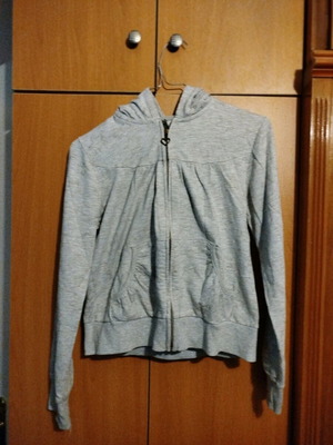 Zara kids jacket gray with zipper like new, size 164 cm