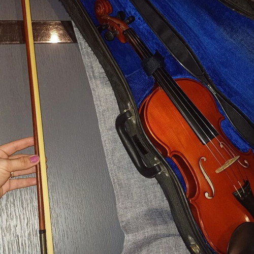 YAMADA 3/4 violin used with case and new strings