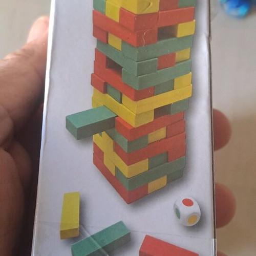 Toy blocks like new, age 6+, 45 colorful pieces