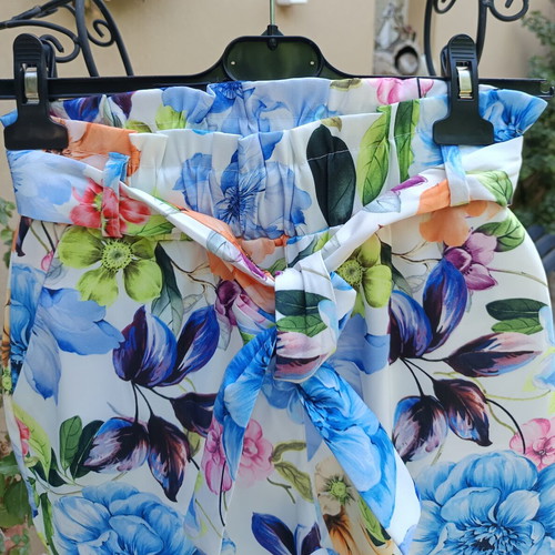 Floral pants size S/M made in Italy new, 75% viscose
