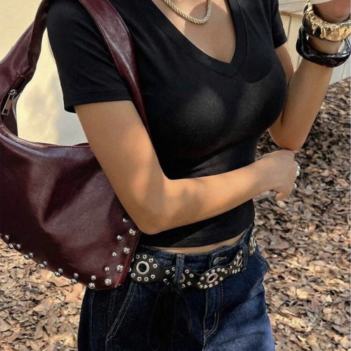 Black summer blouse like new, size S
