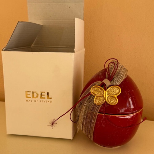 Decorative egg jar like new, 10cm