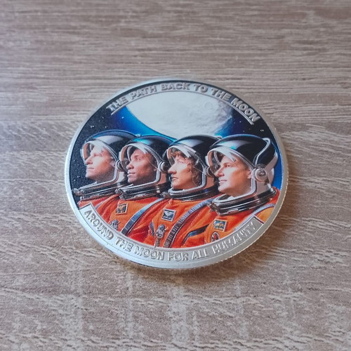 Artemis II 2026 First Crewed Lunar Mission Commemorative Coin new