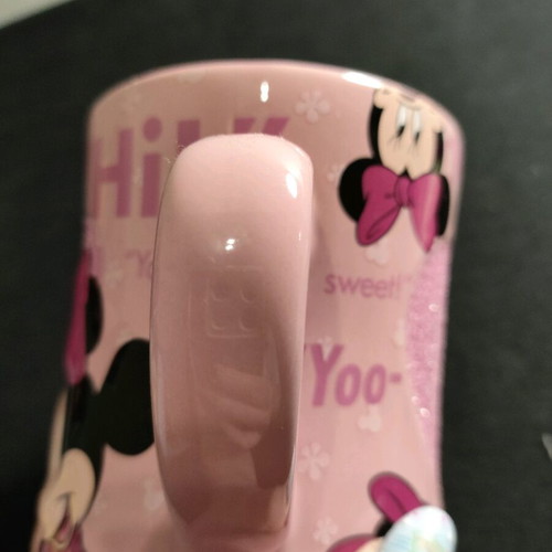 Minnie Mouse Disneyland mug refurbished with small chip