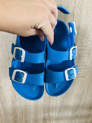 Birkenstock σανδάλια σαν καινούργιο, νούμερο 30, άσπρα και μπλε